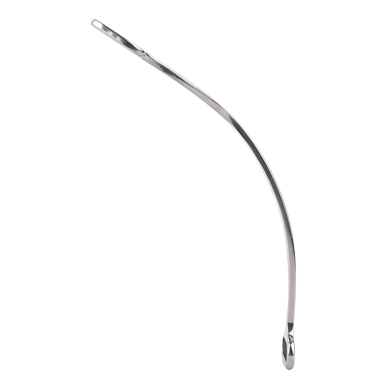 FRRK Imitation Penis Cage Metal Flat Chastity Lock Male Transvestite Penis Compression Restraint Curved Hook Patch Type Pot Lid Lock