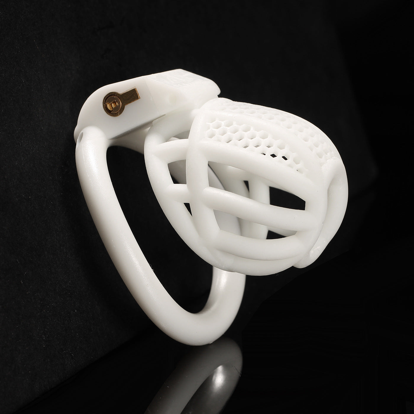 mini Honeycomb Chastity Lock for Beginners, Lightweight for Men to Use Outside cb
