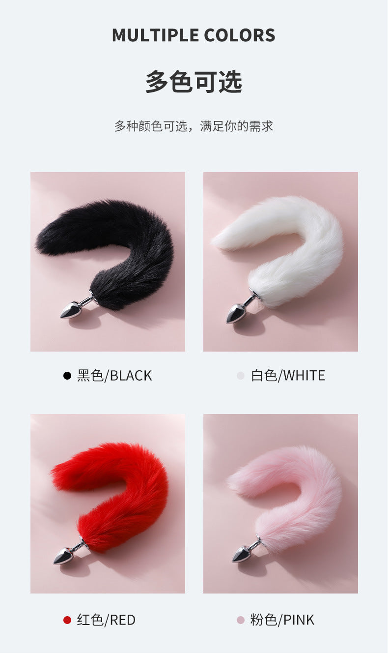 sm Mini Anal Plug Fox Tail Anal Stimulation and Enlargement Training Tool Transvestite Anal Toys Adult Products