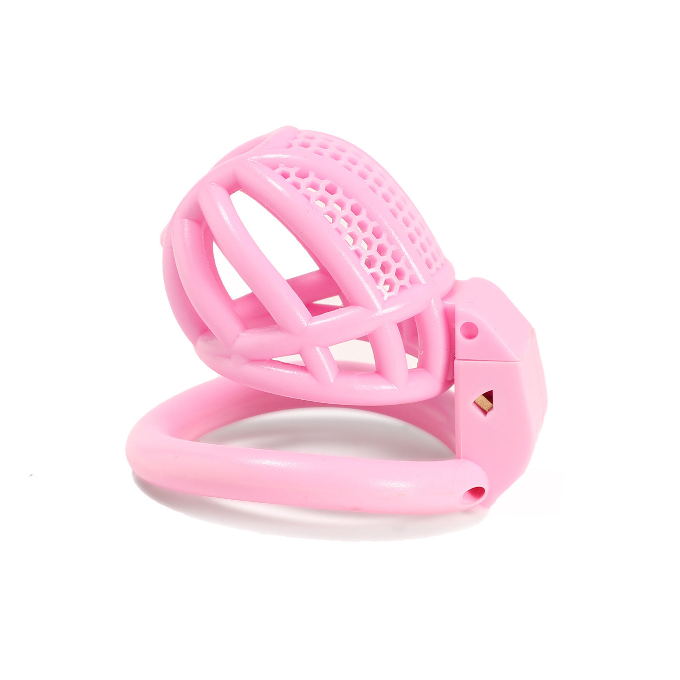 mini Honeycomb Chastity Lock for Beginners, Lightweight for Men to Use Outside cb