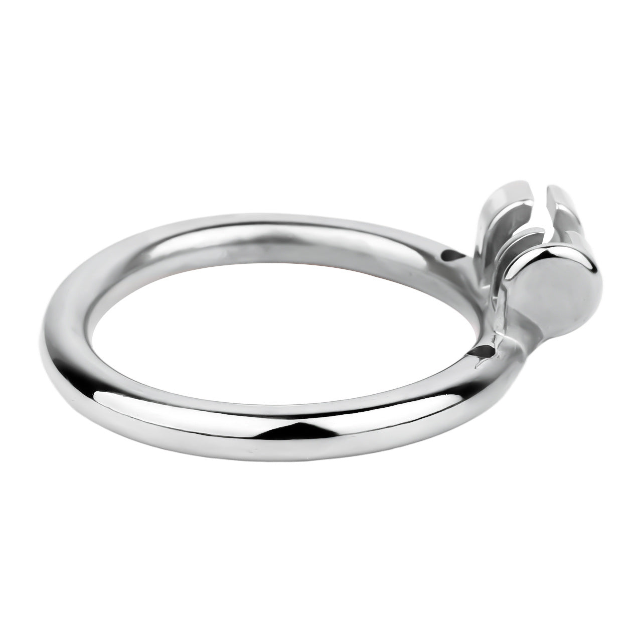 FRRK-238Metal Stainless Steel Horse Eye Rod Anti-Escape Chastity Lock with Urination Catheter for Men