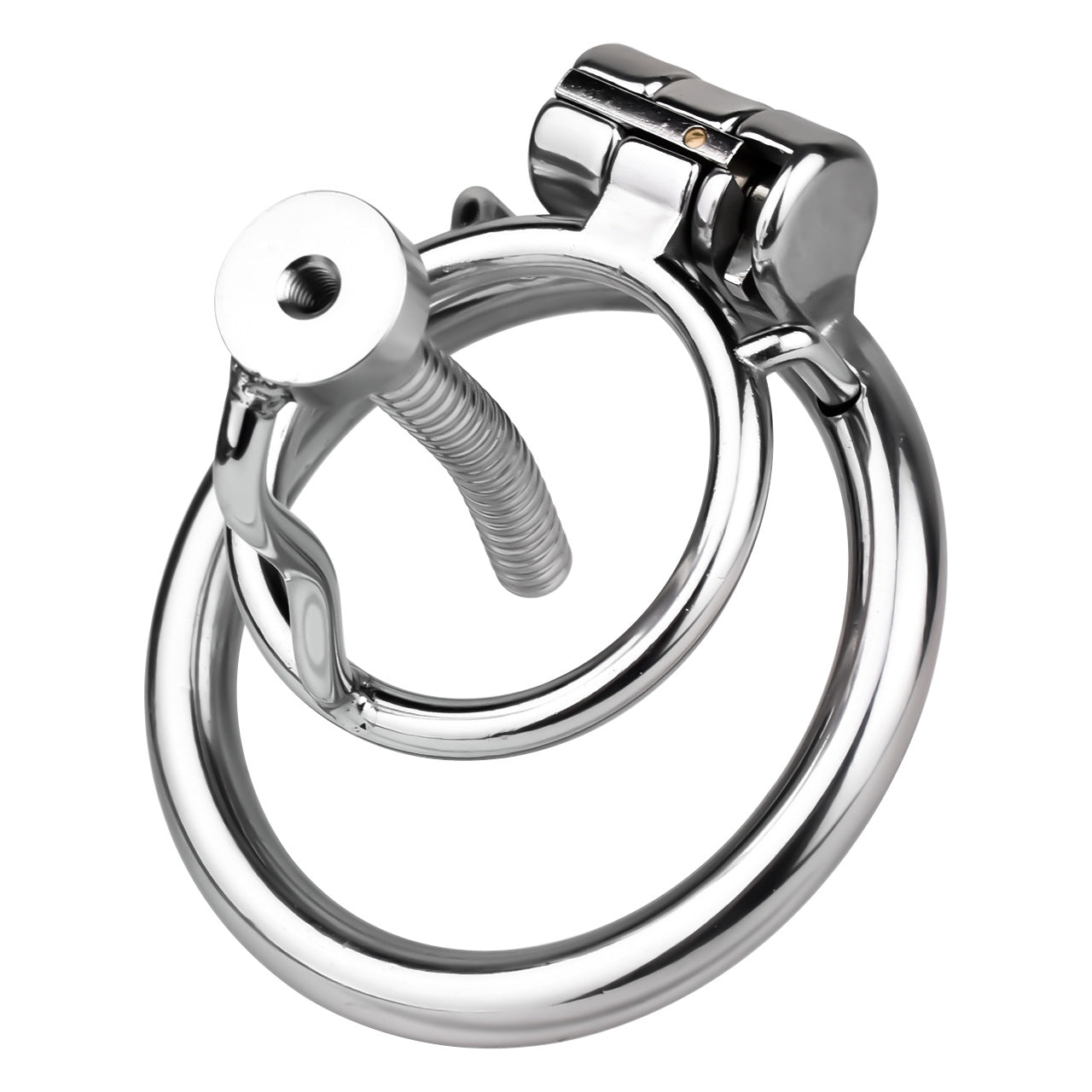 FRRK-238Metal Stainless Steel Horse Eye Rod Anti-Escape Chastity Lock with Urination Catheter for Men