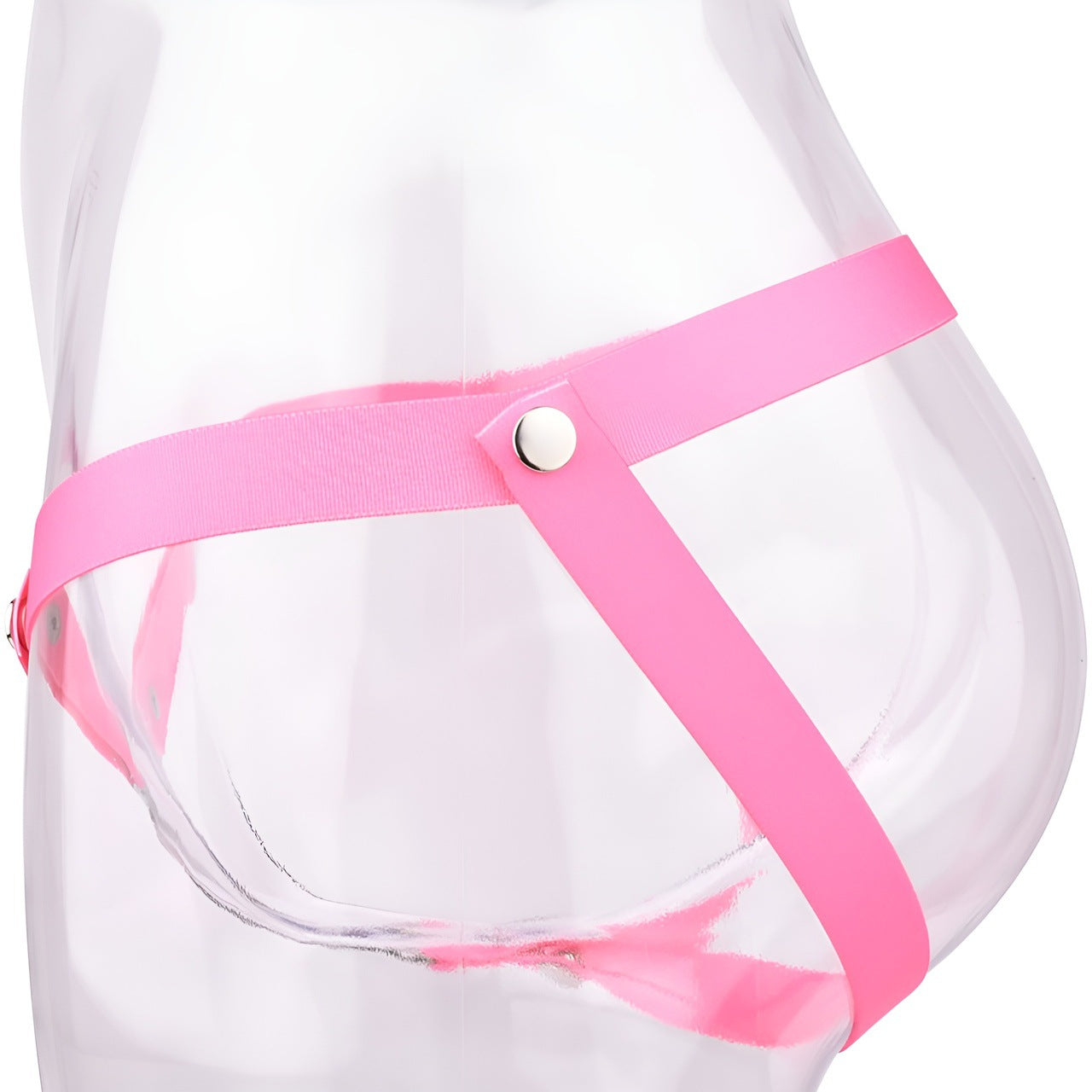 FRRK Imitation Penis Cage Metal Flat Chastity Lock Male Transvestite Penis Compression Restraint Curved Hook Patch Type Pot Lid Lock