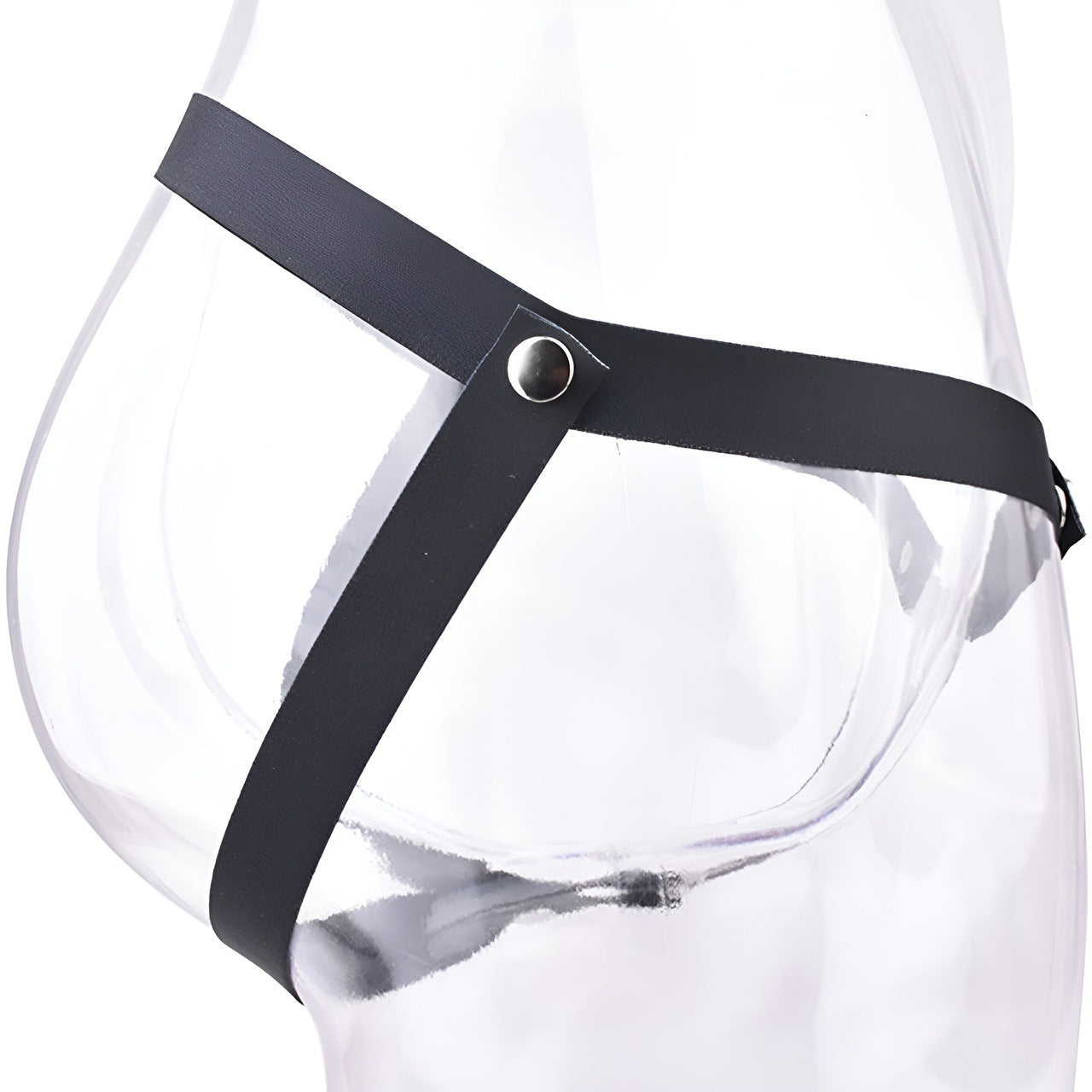FRRK Imitation Penis Cage Metal Flat Chastity Lock Male Transvestite Penis Compression Restraint Curved Hook Patch Type Pot Lid Lock