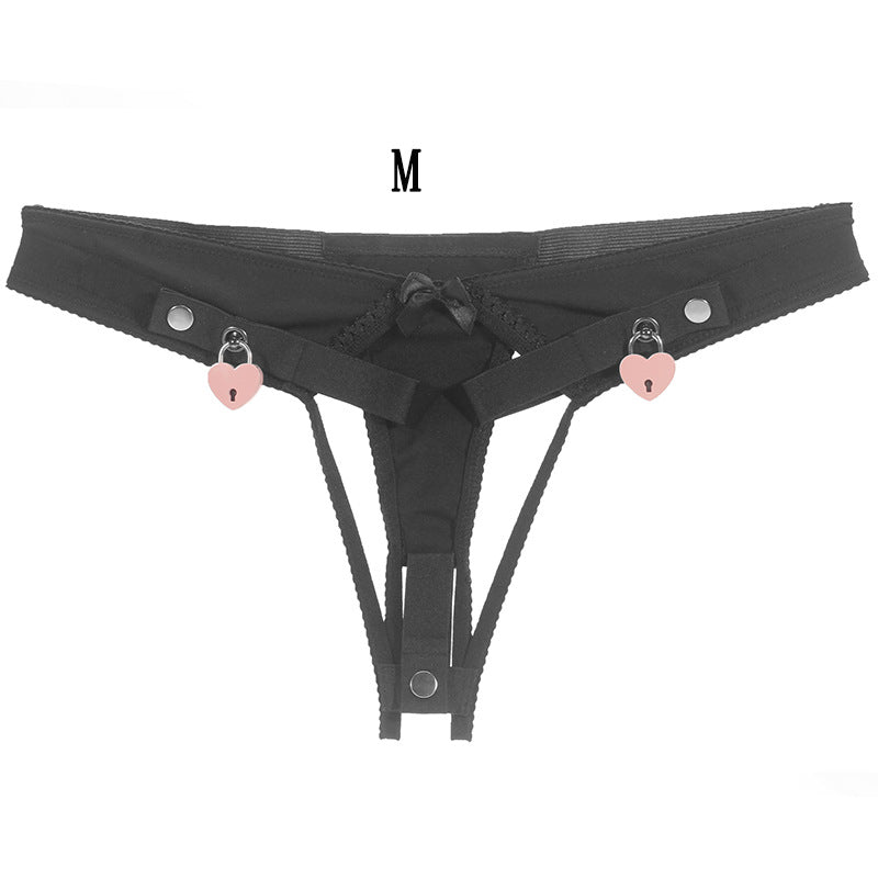 Sissy Male Chastity Lock Auxiliary Belt Underwear with Lock